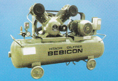 รูปภาพตัวอย่าง HITACHI OIL FREE BEBICON Model : 11OP-8.5V5A