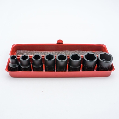 รูปตัวอย่าง 3083 ชุดลูกบ๊อกซ์เครื่องมือลม 3/8" 8PCS