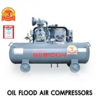 hitachi oil flood - HITACHI BEBICON Model : 0.75P-9.5VSL5A