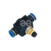 SPA series pipe speed control valve speed controllers ข้อต่อปรับความเร็วลม - SPA series pipe speed control valve