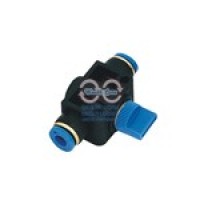 ข้อต่อลม air fitting - HVFF series pipe switch valve