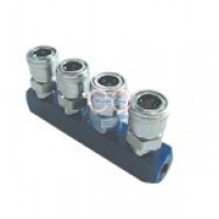 ข้อต่อสวมเร็ว quick coupler - SMM-4 (แบบตรง 4 ทาง)