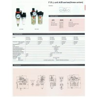 ชุดกรองลม ปรับแรงดันลม airtac - ชุดกรองลม ชุดปรับแรงดันลม ชุดจ่ายน้ำมัน รุ่น AFC2000