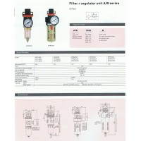 ชุดกรองลม ปรับแรงดันลม airtac - ชุดกรองลม ชุดปรับแรงดันลม รุ่น BFR4000