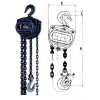 รอกโซ่มือสาว ตราช้าง elephant - **รอกโซ่มือสาวตราช้าง รุ่น K75-1 (1 ตัน)