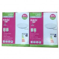 หลอดไฟ led - (PLO 6W DL - WW) Hagi Panel Light 6วัตต์ หลอดไฟLED ประหยัดพลังงานใช้ทน ราคาประหยัด