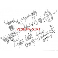 อะไหล่ปั๊มลมฟูเช็ง 2 แรงม้า รุ่น TA65-105 อะไหล่ปั๊มลม ฟูเช็ง fusheng - อะไหล่ปั๊มลมฟูเช็ง 2 แรงม้า รุ่น TA65-105