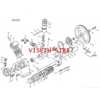 อะไหล่ปั๊มลมฟูเช็ง 3 แรงม้า รุ่น D4-155 อะไหล่ปั๊มลม ฟูเช็ง fusheng - อะไหล่ปั๊มลมฟูเช็ง 3 แรงม้า รุ่น D4-155