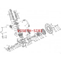 อะไหล่ปั๊มลมฟูเช็ง 7.5 แรงม้า รุ่น VA100 อะไหล่ปั๊มลม ฟูเช็ง fusheng - อะไหล่ปั๊มลมฟูเช็ง 7.5 แรงม้า รุ่น VA100