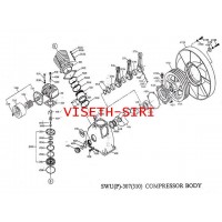 อะไหล่ปั๊มลม สวอน swan - อะไหล่ปั๊มลมสวอน 10 แรงม้า รุ่น SWP-310